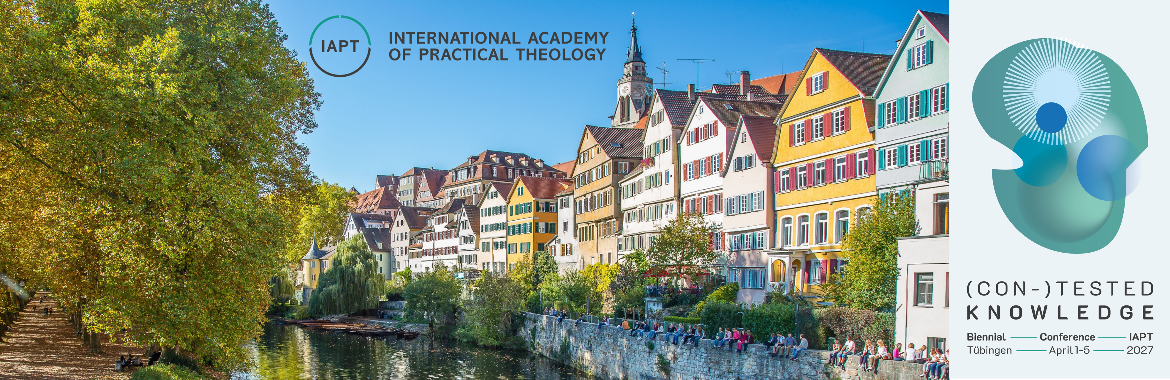 Header banner for the conference: IAPT Conference 2027: (Con)tested Knowledge: Production, Formation, and Deconstruction. This goes from 1 April 2027 to 5 April 2027 in University of Tübingen.